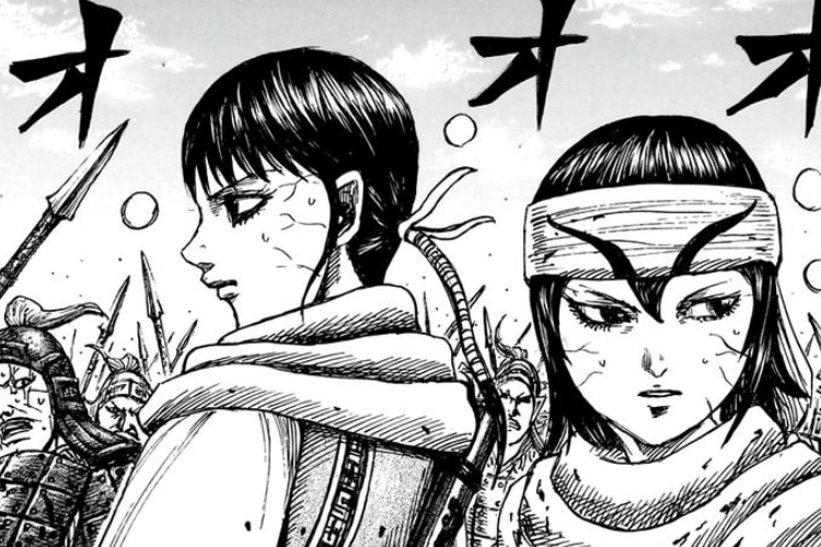 La Détermination Sans Faille De L'unité Hi Shin! Lire le Manga Kingdom du Chapitre 882 en Scan VF FR