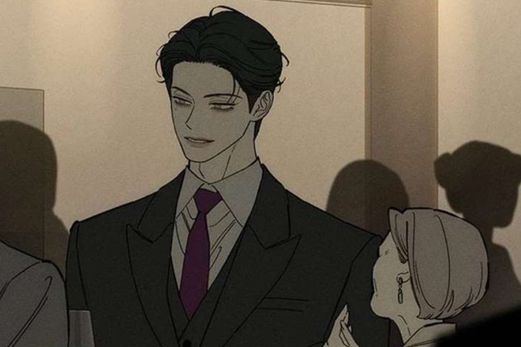 Spoiler du Tears on a Withered Flower Chapitre 82 en Français, Haesu est coincée dans la salle de fête.