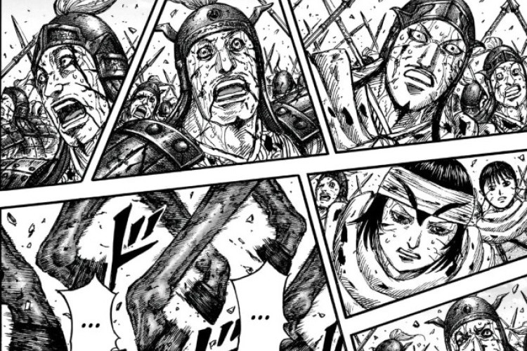 Lisez la Manga Kingdom Chapitre 883 en Français, Mouten fait une entrée spectaculaire