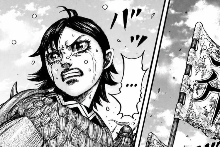 Maculé du sang du sacrifice !Lire le Manga Kingdom du Chapitre 886 en Scan VF FR