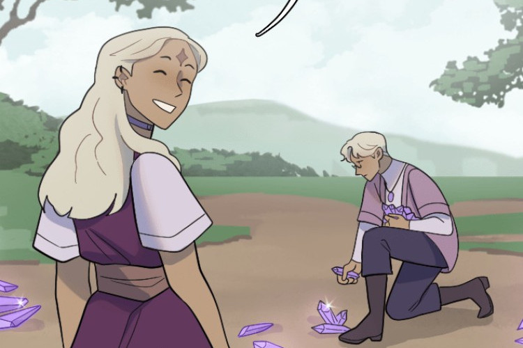 Lien Pour Lire Webtoon Les Chroniques d'Imseria Chapitre 4 en Français, Arrêtez-vous pour ramasser des cristaux