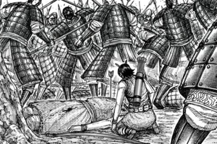 Lisez la Manga Kingdom Chapitre 863 en Français, La limite des capacités et la dernière flèche